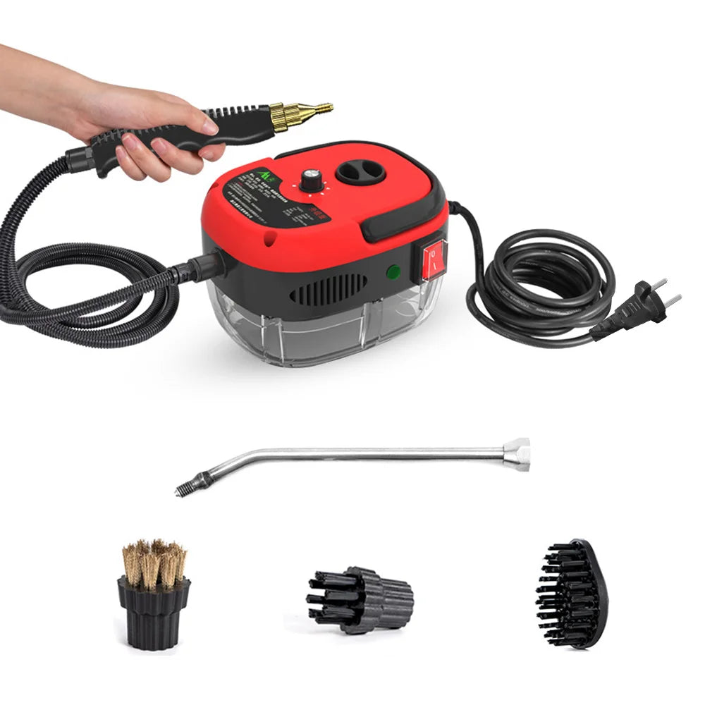 NEW 1500W Steam Cleaner for Car Cleaning Quick Heating High Temperature Steam Washer Portable Handheld Pressurized Steam Clean